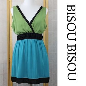 Bisou Bisou Sleeveless Tunic Top/Mini Dress